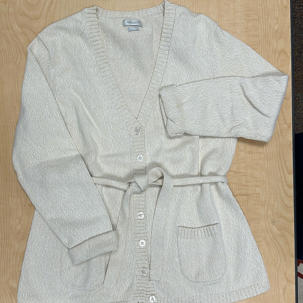 Cream Van Heusen Cardigan